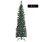 Slim Pencil Artificial Christmas Tree with Pinecones and PVC Branch Tips for Small Spaces